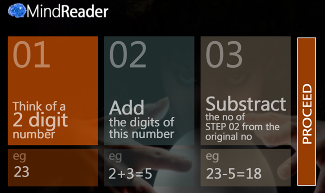 Nyata? Aplikasi Aneh di Windows Store MindReader WindowsApp