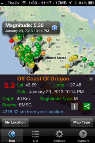 Quake Spotter - Cara Mudah Melacak Gempa Bumi [iOS, Aplikasi Berbayar Gratis] QuakeSpotter03