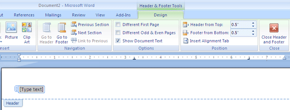 Cara Membuat Alat Tulis Kustom Dengan Kop Surat Cepat di Microsoft Word 2007 MSWord03