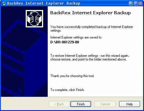 Backup & Restore Pengaturan Browser Internet Explorer Anda yaitu backup7