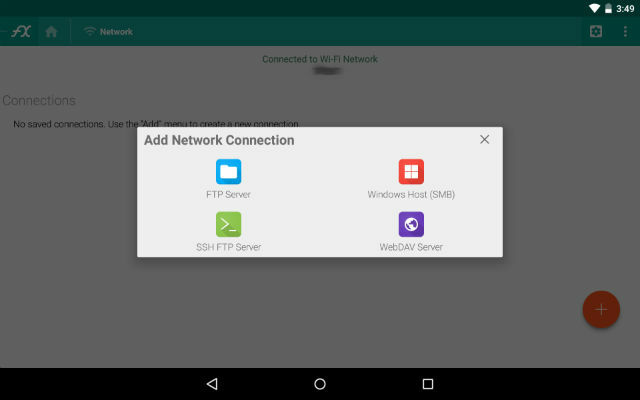 AndroidFTP-FX-Network