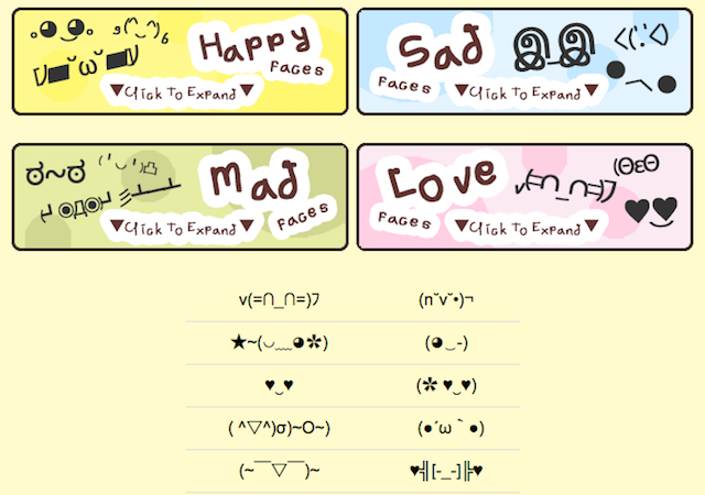 Emoji-Teks-Wajah-Emoticon-Kawaii-Wajah