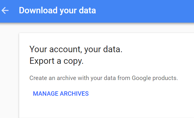 Gmail Unduh Data Anda