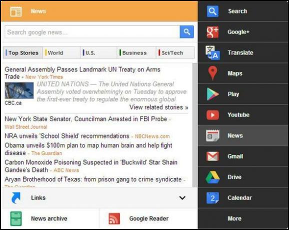 Black Menu: Akses Semua Layanan Google Dalam Satu Menu [Chrome] News