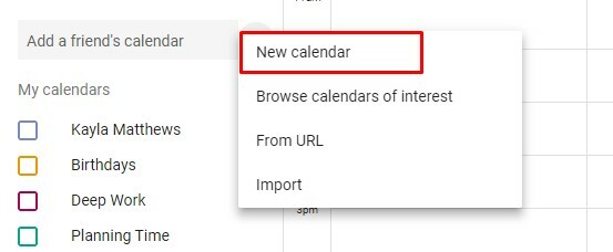 sesi kemacetan dan produktivitas kalender Google