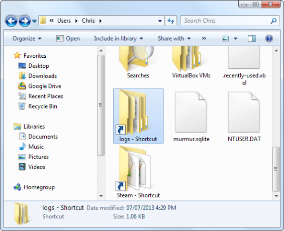 windows-explorer-folder-shortcut