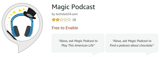 Magic Podcast untuk podcast gema amazon