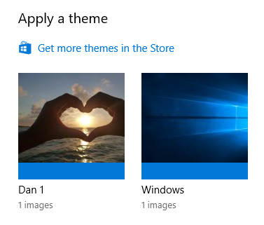 windows 10 menerapkan tema