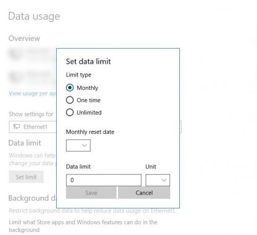 Cara Mengatur Batas Penggunaan Data di Windows Windows 10 Bandwidth Limits