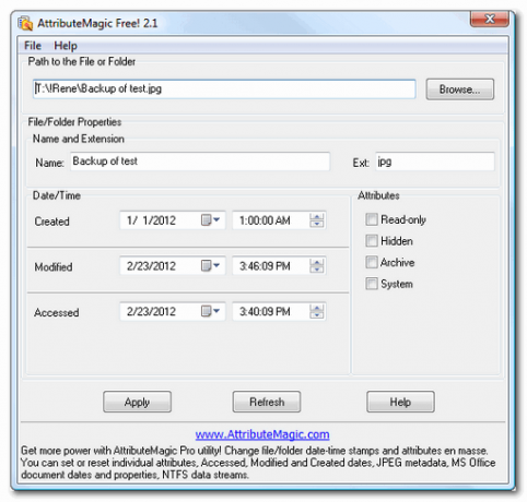 memodifikasi properti file di windows