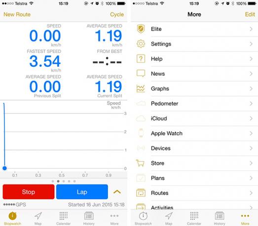 Sepeda Berbeda: The cyclemeter Aplikasi Bersepeda iPhone Terbaik