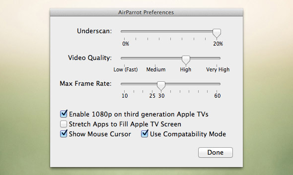 airplay mirroring