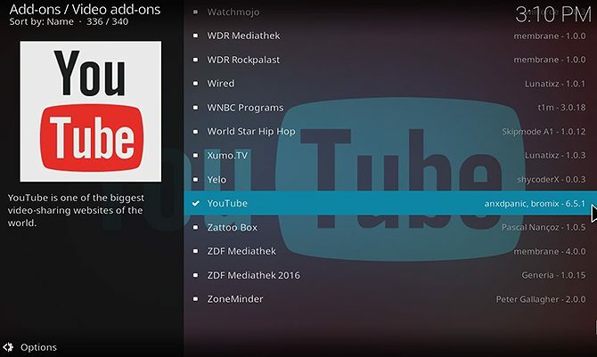 Cara Menginstal dan Menggunakan YouTube Kodi Add-On - instal dari repositori