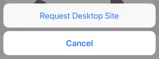 Minta Situs Desktop di Safari