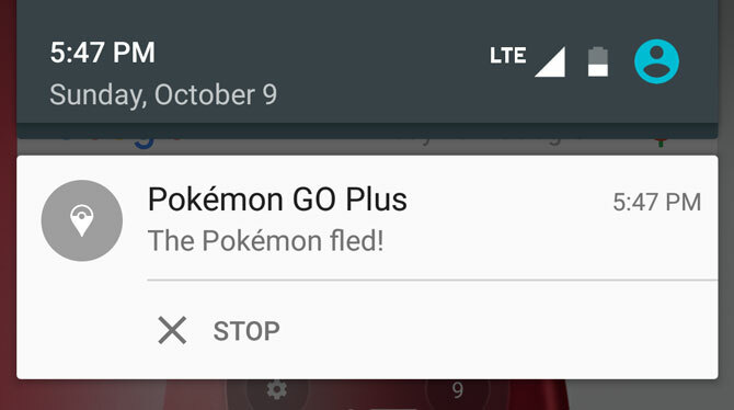 Pemberitahuan Pokemon GO Plus