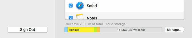 Ruang Penyimpanan iCloud