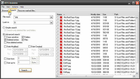 batalkan penghapusan file