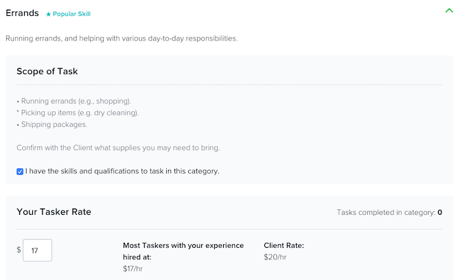 Pekerjaan TaskRabbit dalam kategori Tugas
