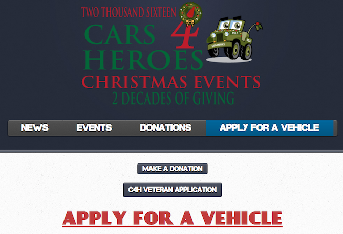 Christmas Charities - Cars 4 Christmas