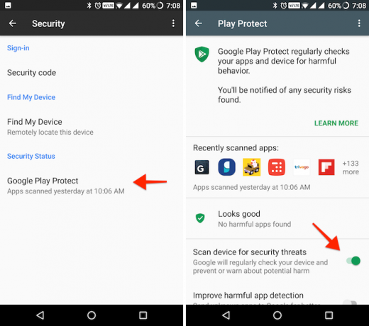 Google Play Protect Android 4