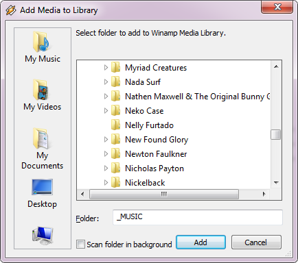Winamp - Pemutar Media Solid yang Unggul dalam Mengelola Koleksi Musik Anda [Windows] Winamp Tambah Media ke Perpustakaan
