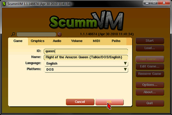 SCUMMVM - Emulator Game Petualangan Point-and-Click 31