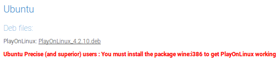 Paket Debian PlayOnLinux