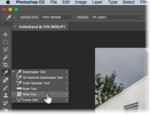 Photoshop CC 2018 - Alat Catatan Terbuka