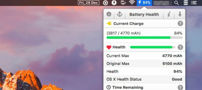 battery-health-Mac Menu Bar Apps