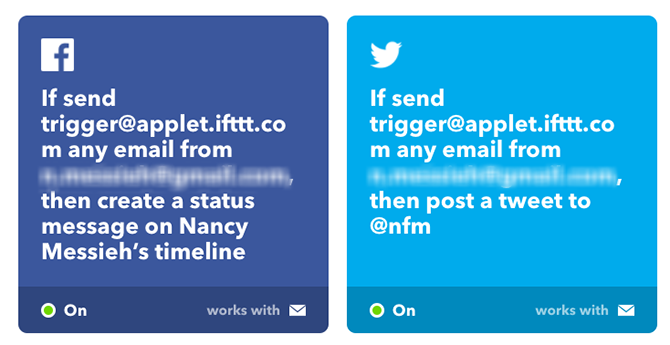 Trik Email Ini Memposting ke Twitter dan Facebook di Saat yang Sama IFTTT1 670x345