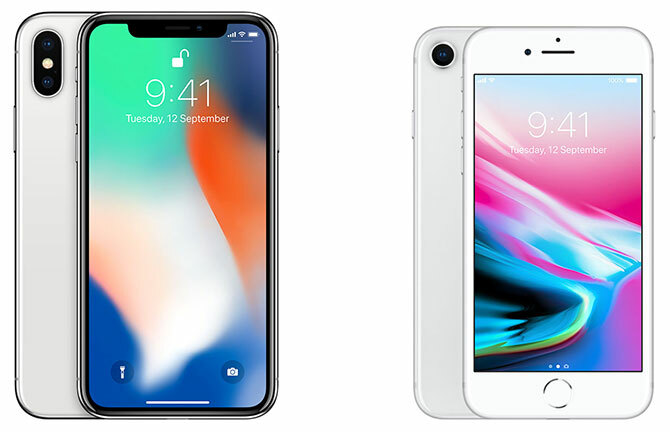 iPhone X dan iPhone 8