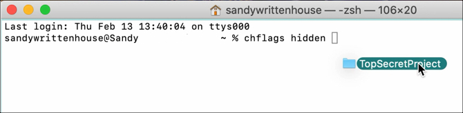 Terminal Sembunyikan File Di Mac
