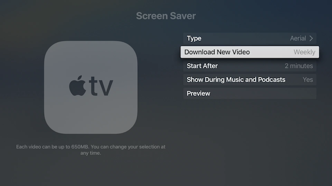 Penghemat Layar Apple TV