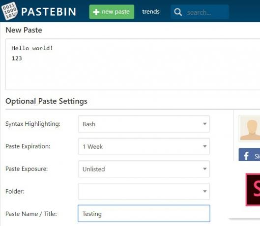 Pastebin-Bagikan-Teks