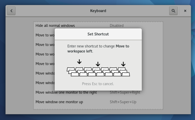 pengaturan keyboard fedora 25 baru