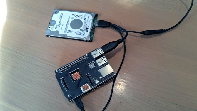 raspberry pi terhubung ke drive