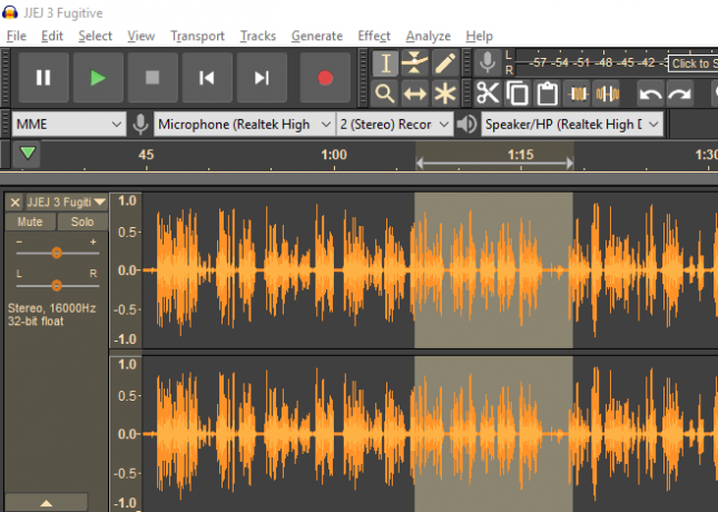 Edit audio di Linux dengan Audacity