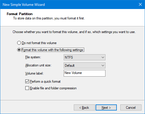 Cara Mengatur Hard Drive Kedua di Windows: Mempartisi partisi baru