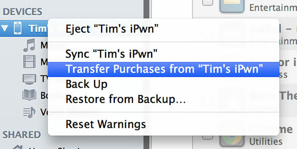 Apakah iPhone Baru Anda Dipasangkan dengan iTunes Library Lain? Don't Freak Out yet mentransfer pembelian