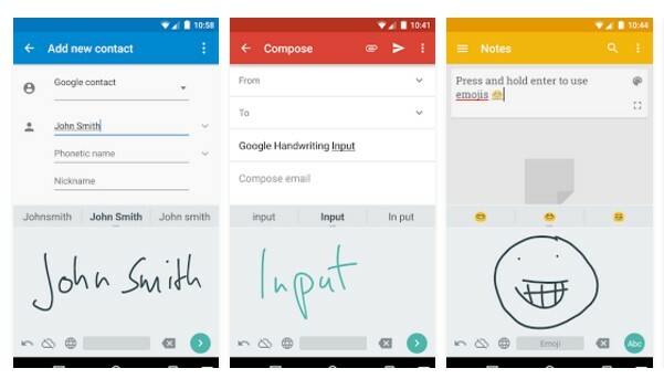 input tulisan tangan google