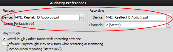 preferensi keberanian mengkonversi kaset audio ke mp3 dengan Audacity