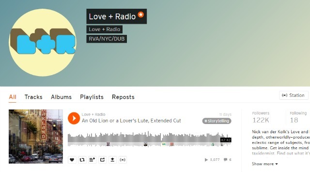 Podcast Cinta dan Radio di SoundCloud