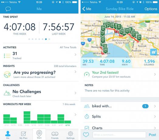 Bike Different: runkeeper Aplikasi Bersepeda iPhone Terbaik