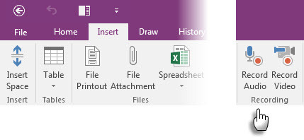 Microsoft OneNote - Catatan Audio