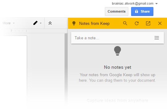 Bawa Kekuatan Google Keep ke Google Documents Dengan Satu Klik Google Keep Drag Notes