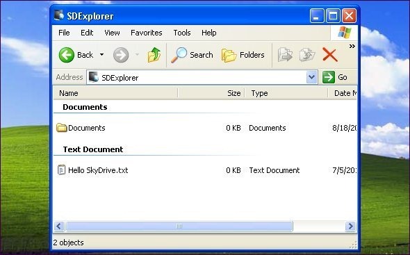 sinkronkan ke skydrive