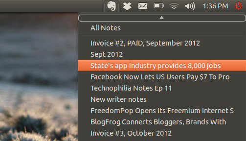 Everpad: Klien Evernote Terbaik Untuk panel everpad Ubuntu [Linux]
