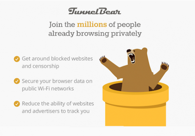 tunnelbear vpn chrome