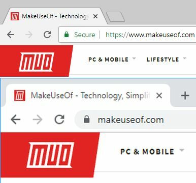 perbandingan chrome 68 dan chrome 69 url