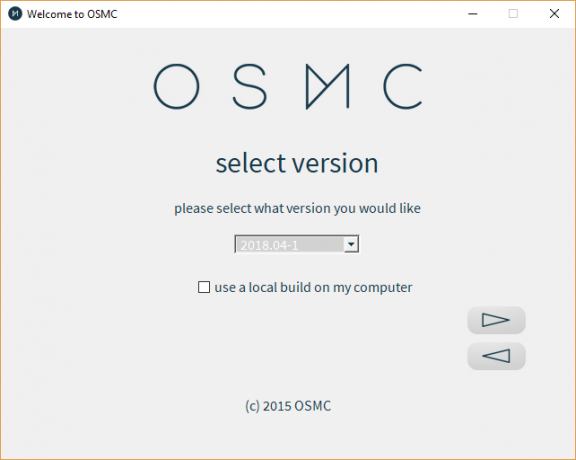 Instal OSMC untuk Raspberry Pi 3